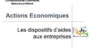 Les aides économiques