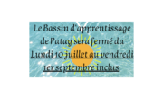 Fermeture bassin d’apprentissage de Patay