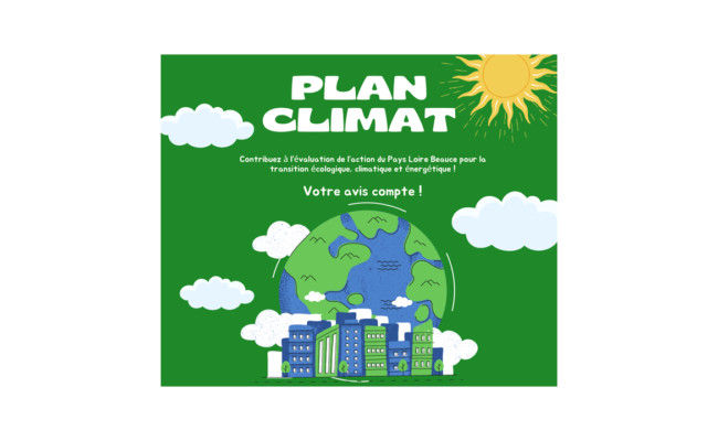 Enquête sur la perception des actions du Pays Loire Beauce pour la transition écologique, climatique et énergétique